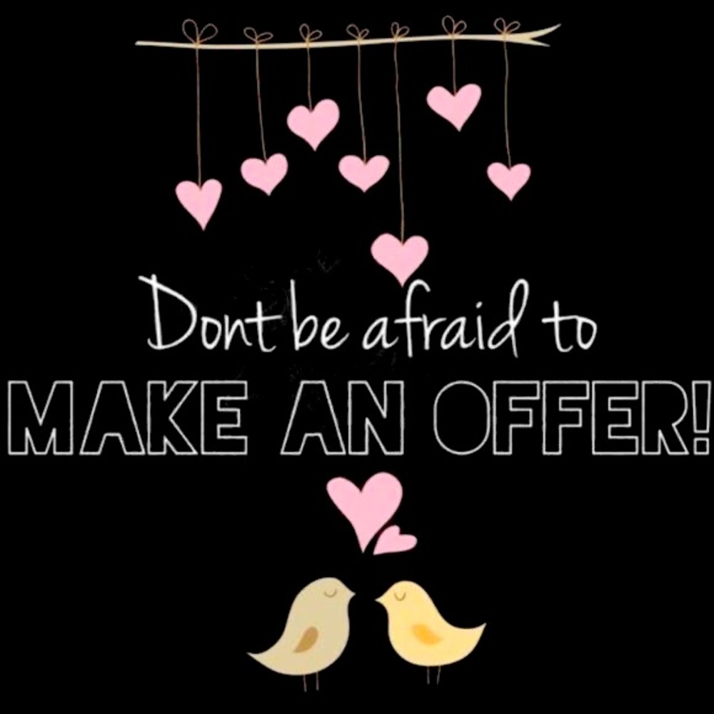 All reasonable offers accepted ❤️